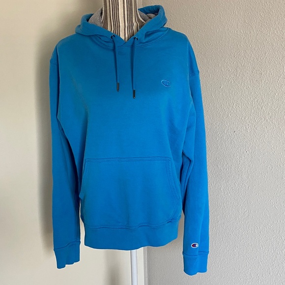 Champion Men's Vibrant Blue Hoodie - Picture 1 of 8